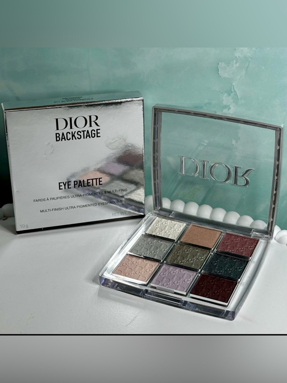 DIOR Backstage Eyeshadow Palette Silver Essentials #011 Limited Edition NEW RARE